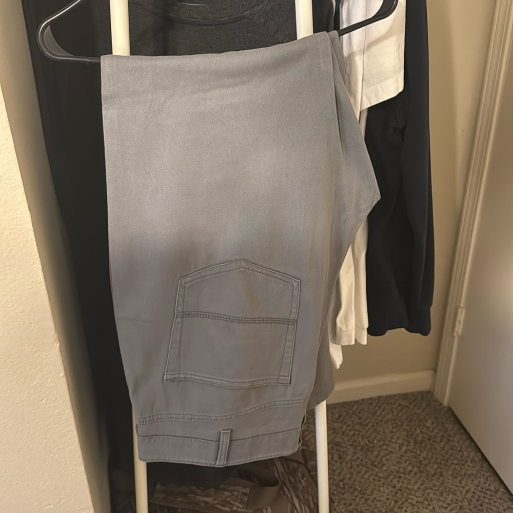 Gray khakis